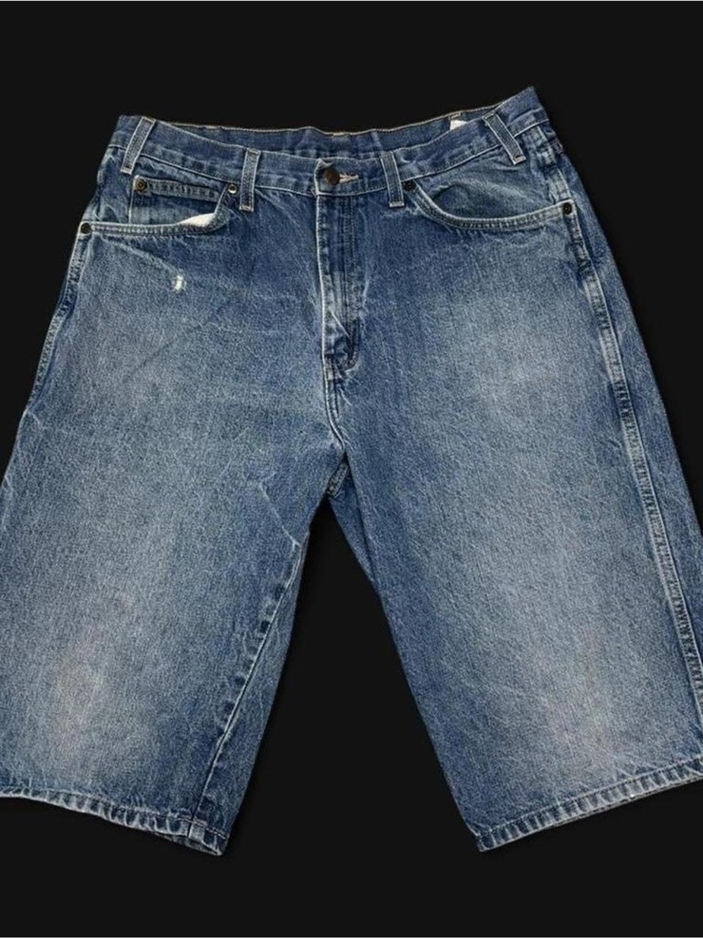 Dickies Men's Blue Washed Denim Shorts